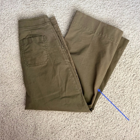 J.Crew Frankie Pants in Stretch Twill Laurel Green‎ Size 8 - Picture 5 of 8